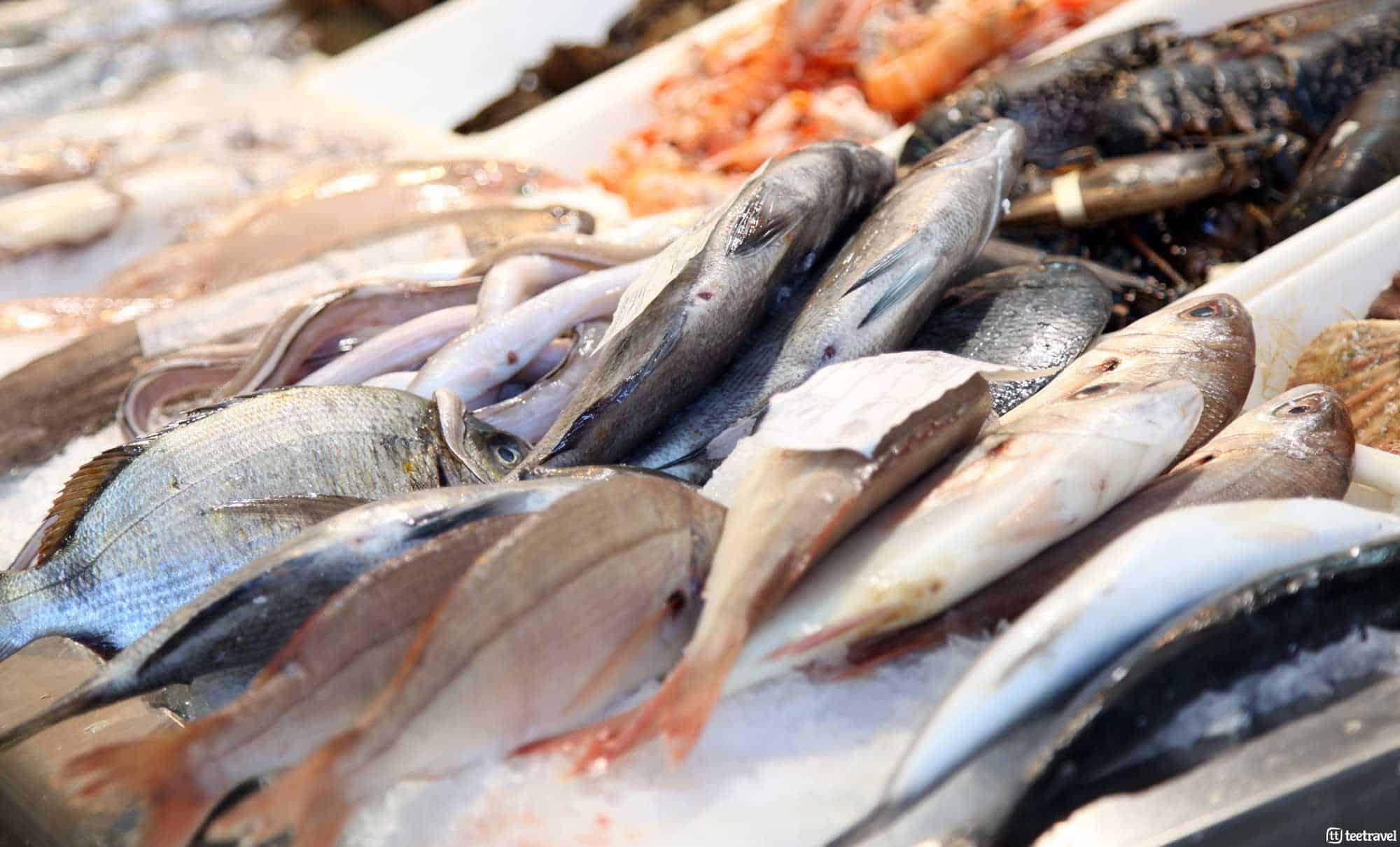Pescado al horno - Mercado de Abastos