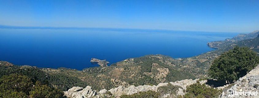 Vistas del Mediterráneo desde Serra de Tramuntana