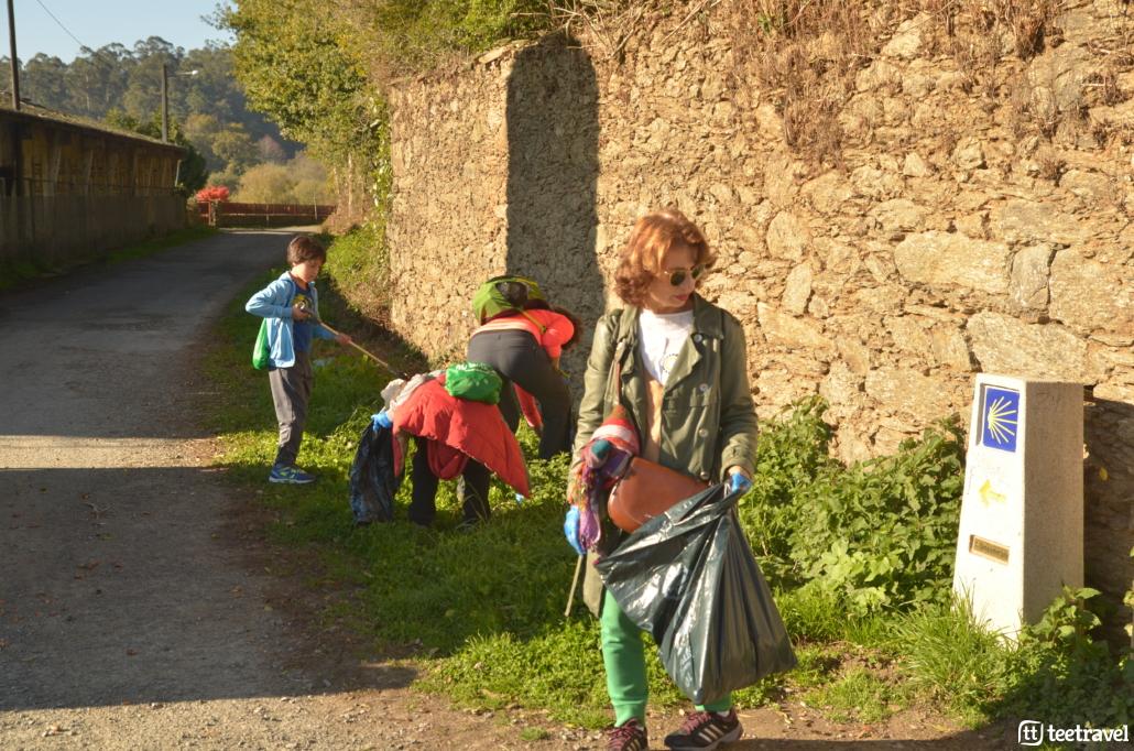 Cómo ser un ecoperegrino- No tires residuos al suelo