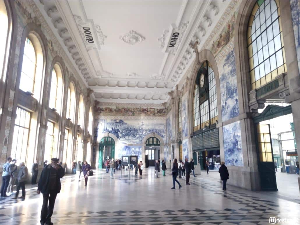 Camino Portugués desde Oporto- Estación de San Bento