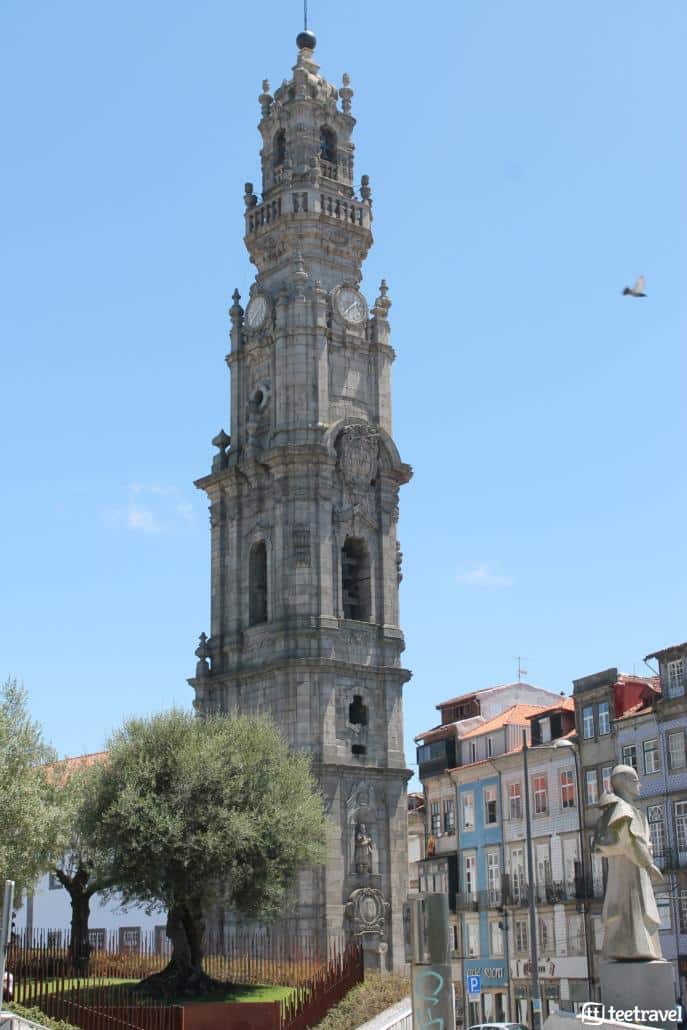 Camino Portugues desde Oporto-Torre dos Clerigos