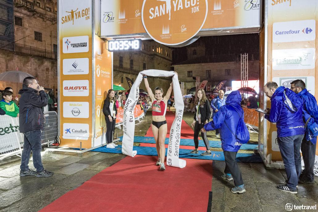 Leticia Fernández ganadora en categoria femenina- ©Foto Forum Compostela