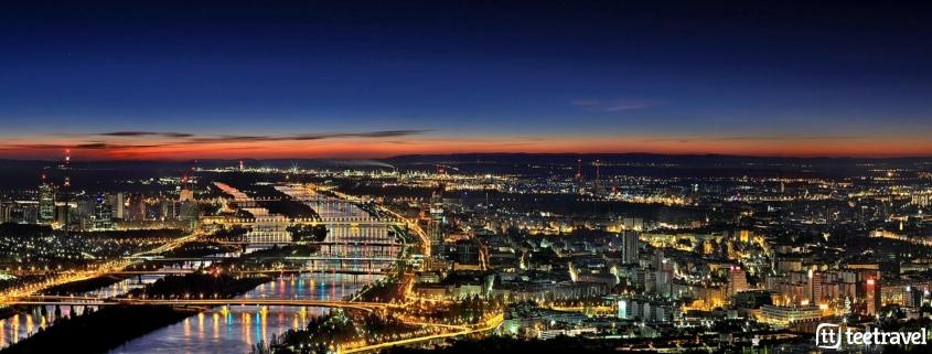 Viena Capital de la música clásica- La ciudad de Viena de noche