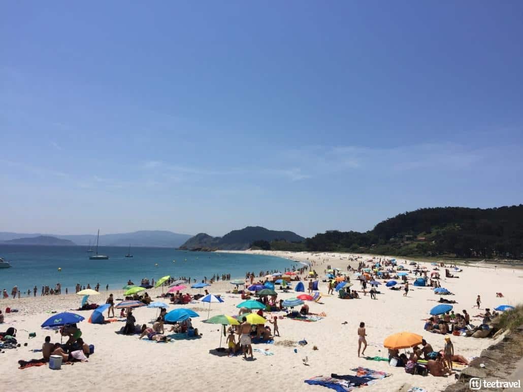 Planes de ocio para este verano en Galicia- Playa de Rodas en las Illas Cíes