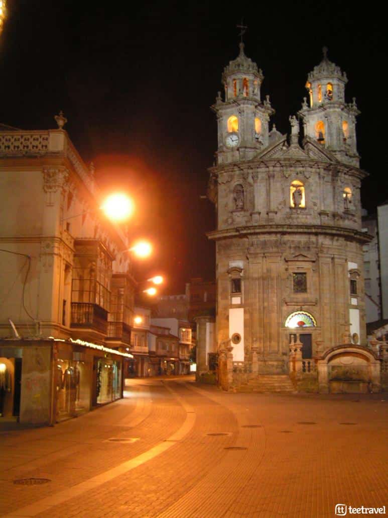 Fiestas en agosto en Galicia: iglesia de la Peregrina 