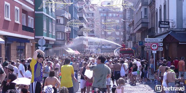 Fiestas en agosto en Galicia: fiesta del Agua en Vilagarcía de Arousa