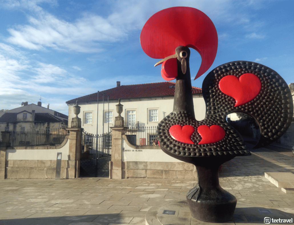 10 cosas que no puedes perderte en el Camino Portugués - Gallo de Barcelos en Barcelos, Portugal