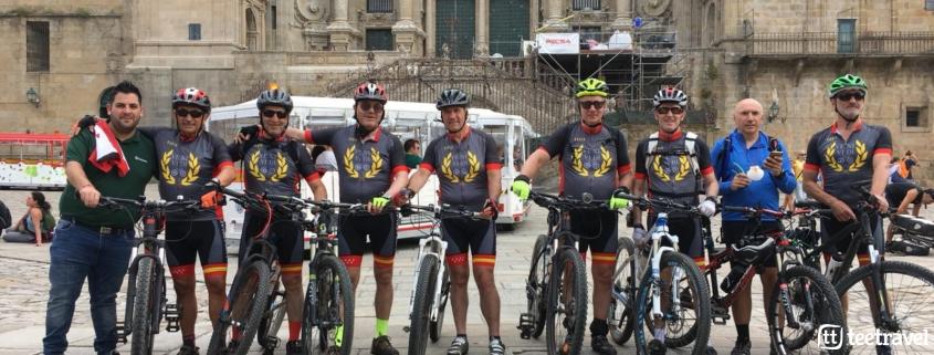 Camino de Santiago en bici desde León: llegada a Santiago de Compostela
