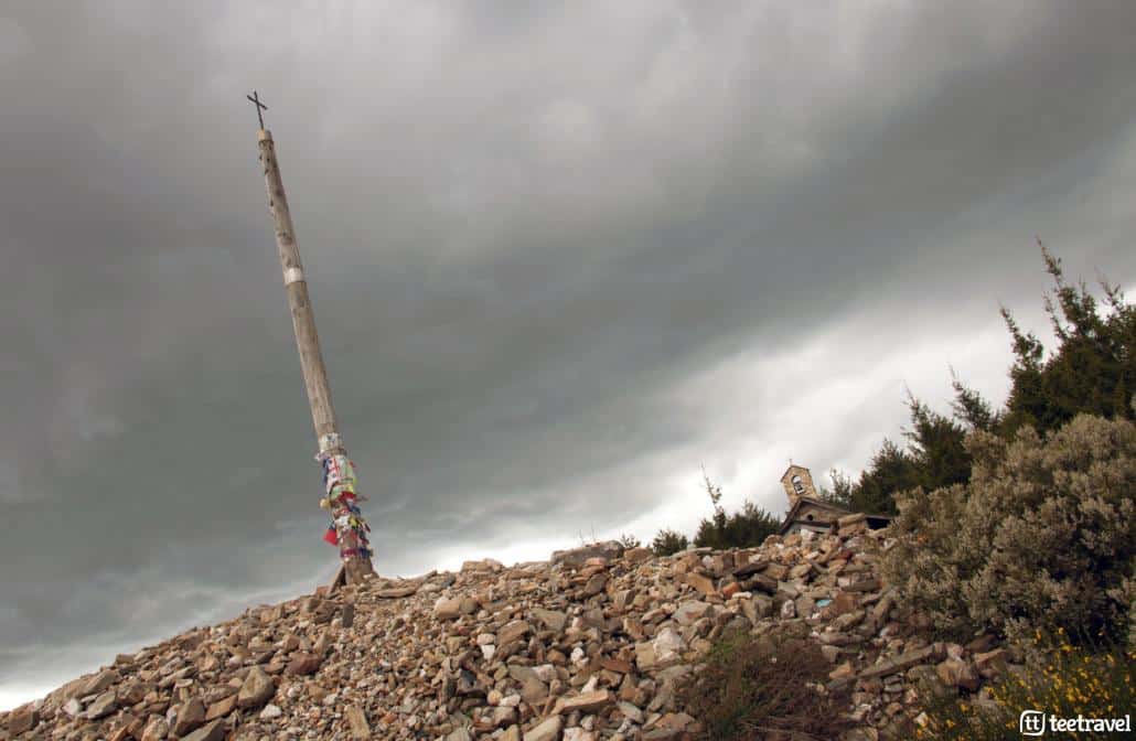 Camino de Santiago de Santiago en bici desde León: Cruz de Ferro