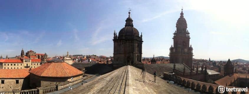 10 cosas que no puedes perderte en el Camino Portugués - Tejados de la Catedral de Santiago By Michele Abagnale