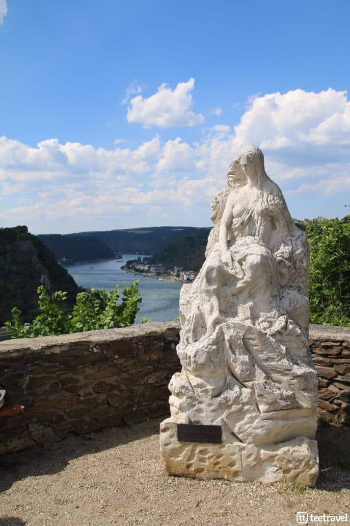 Leyendas en el Rheinsteig: la sirena de Loreley