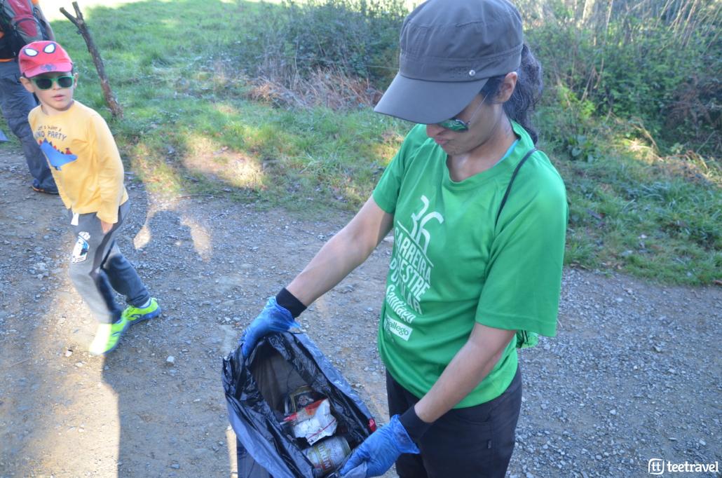 Consejos para que tu Camino sea un éxito: basura encontrada en el Camino! evista ensuciar,recoge tus residuos