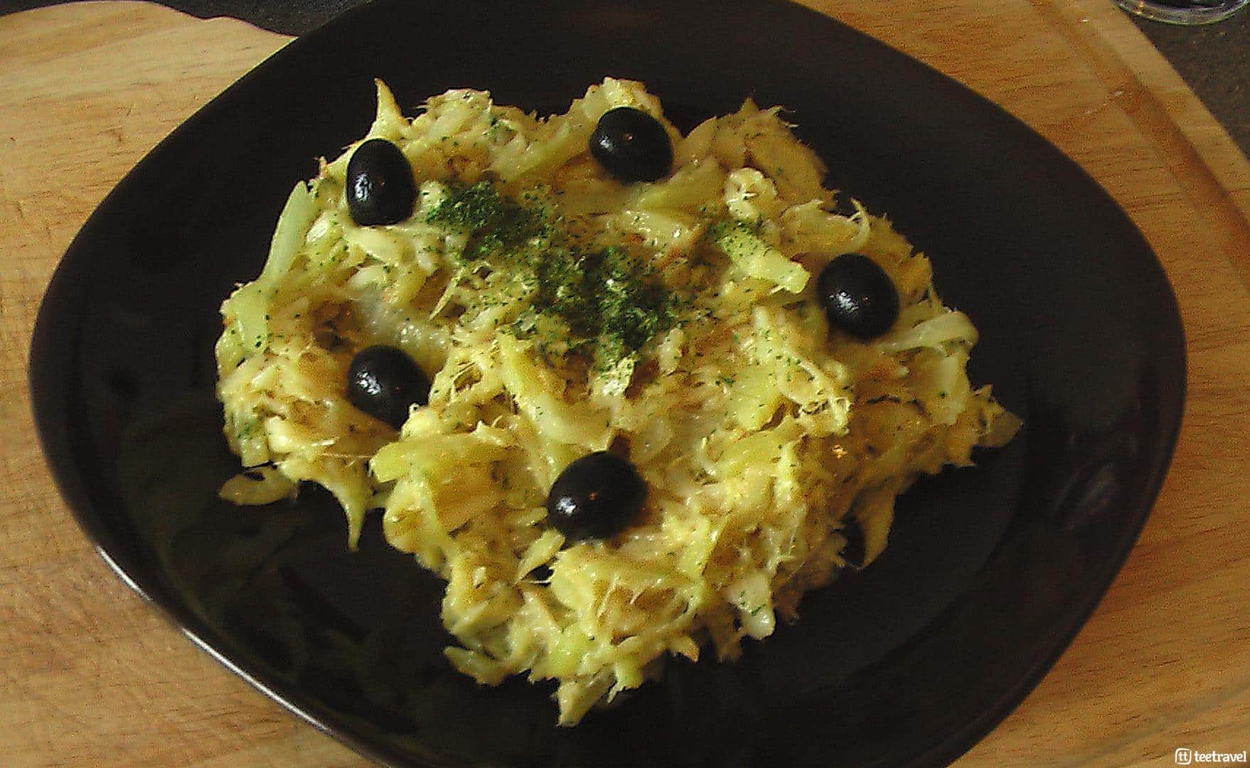 Gastronomía en el Camino Portugués por la Costa: "bacalhau à brás" © Fpenteado