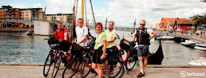 Viaje en bicicleta por los puertos del Fiordo de Oslo