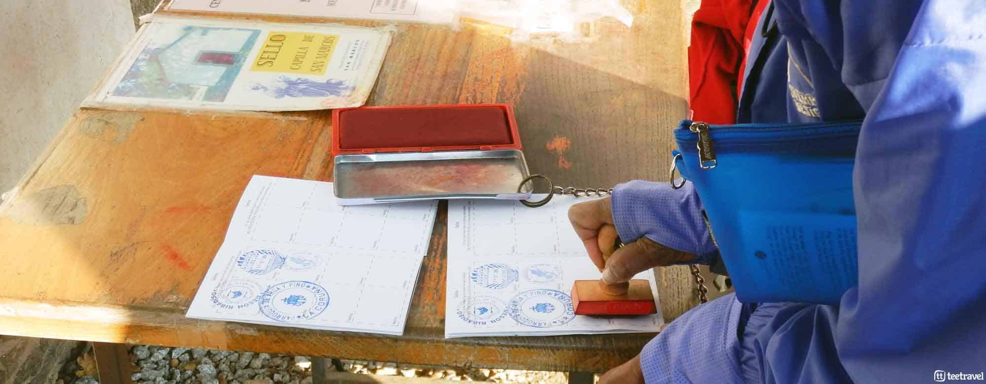 La Credencial del Camino de Santiago - Sello