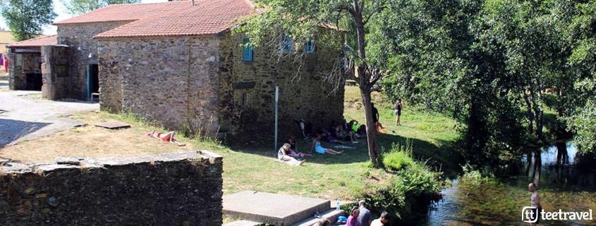 El Camino de Santiago en familia: playa fluvial Río Iso