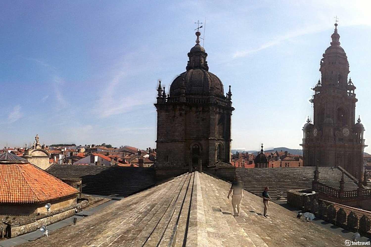 Que ver en Santiago de Compostela - Cubiertas de la Catedral de Santiago