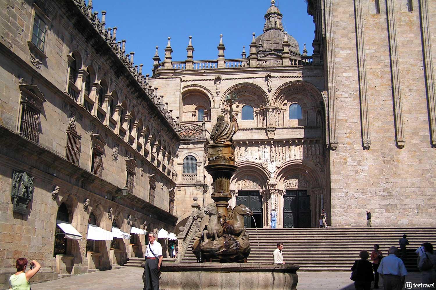 Que ver en Santiago de Compostela - Plaza Praterías