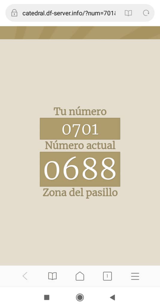 Resultado qr oficina del peregrino