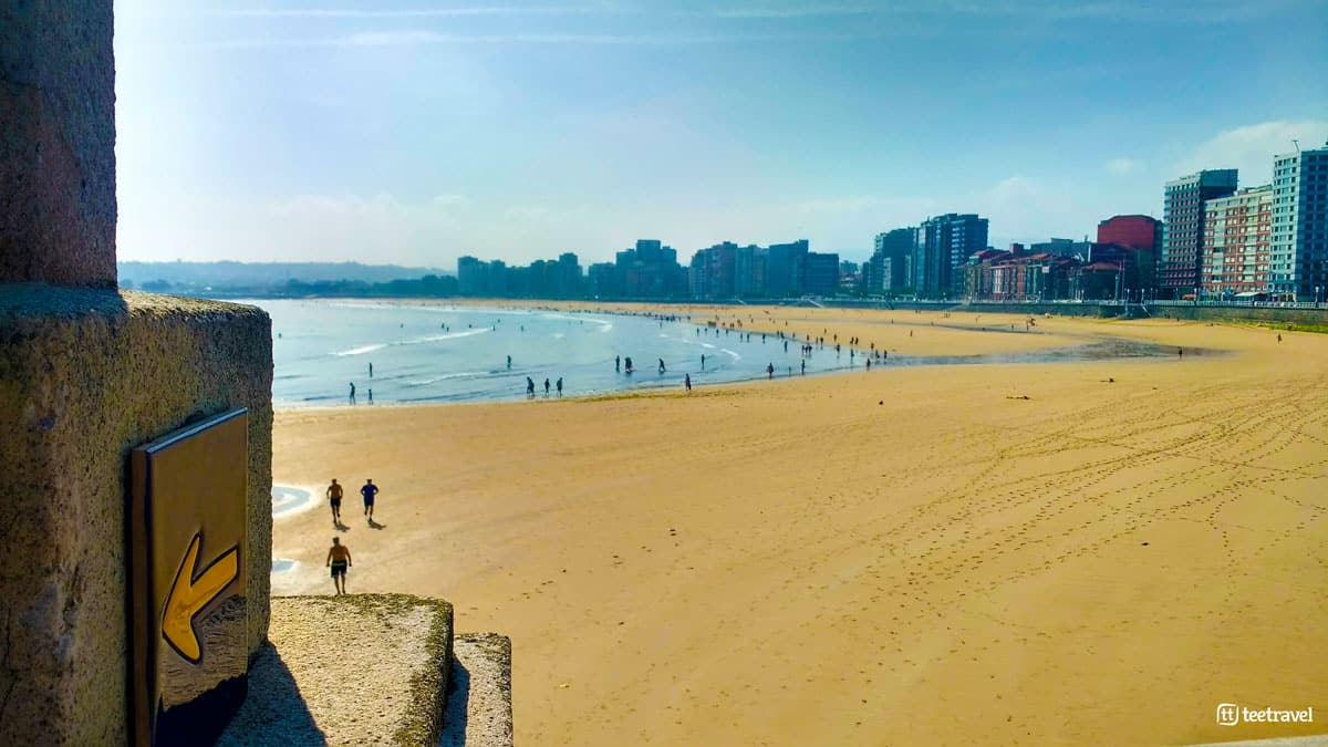 Las playas que bañan las rutas oficiales a Santiago de Compostela