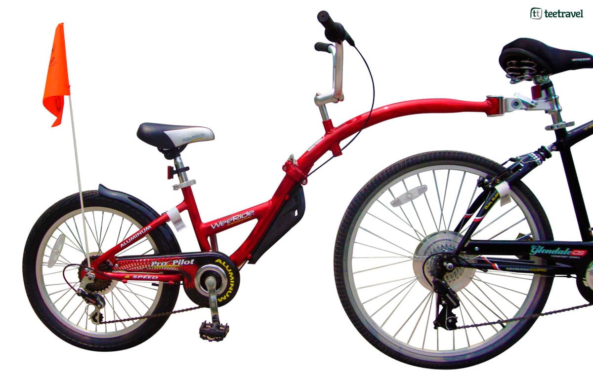 Bicicleta anclada para niños