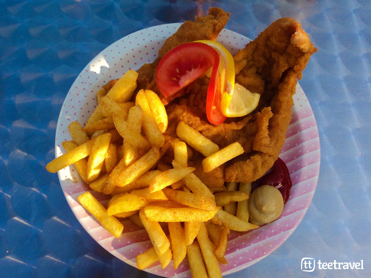 Ruta del Danubio en bici - Wiener Schnitzel - Plato Típico