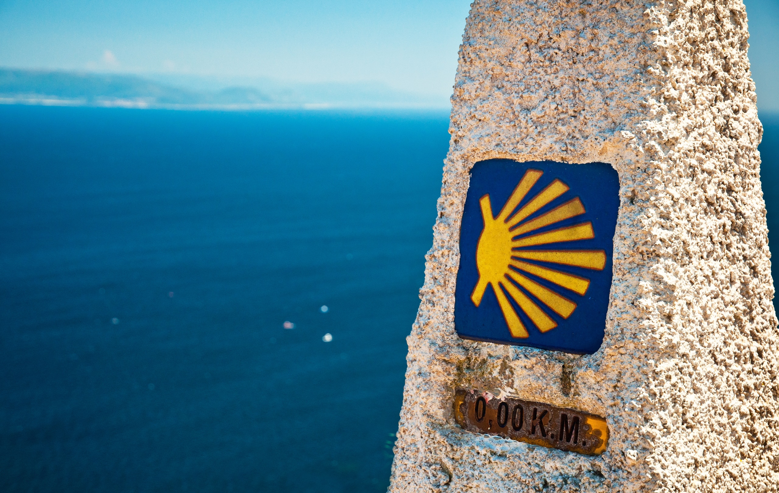 Principales Rutas del Camino de Santiago - "Mojón", señalización del Camino de Santiago Principales Rutas del Camino de Santiago - "Mojón", señalización del Camino de Santiago
