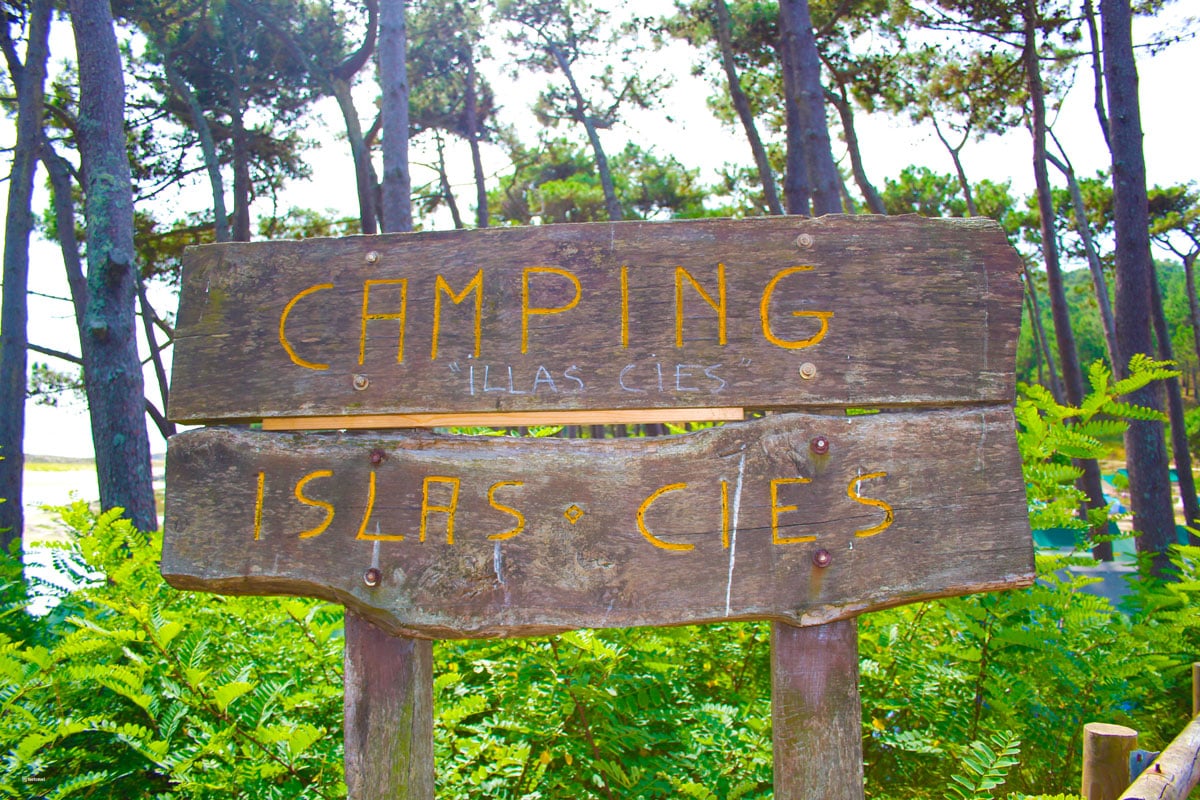 Señalización Camping Islas Cíes