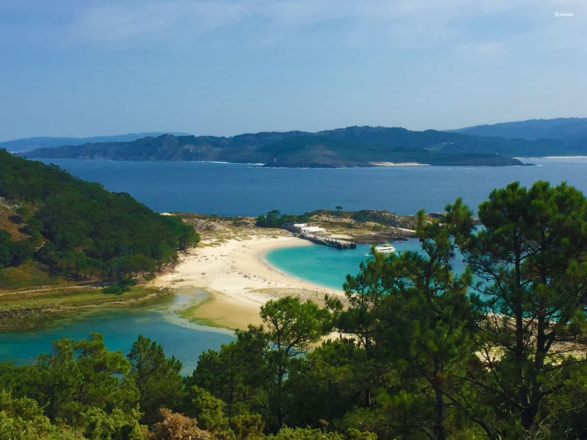 Islas Cíes - Vistas desde el Mirador Pedra da Campá