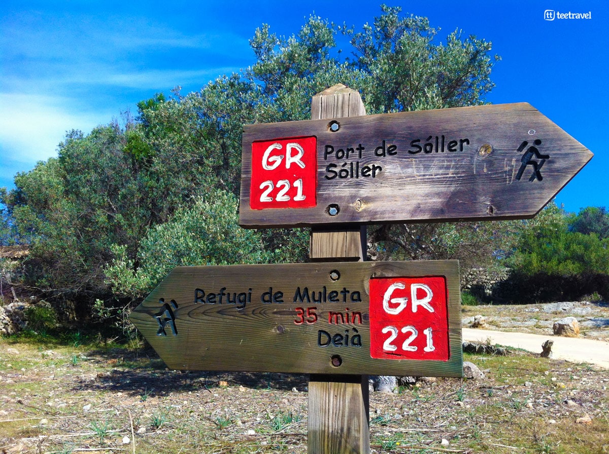 Señalización de la Ruta de la Serra de Tramuntana