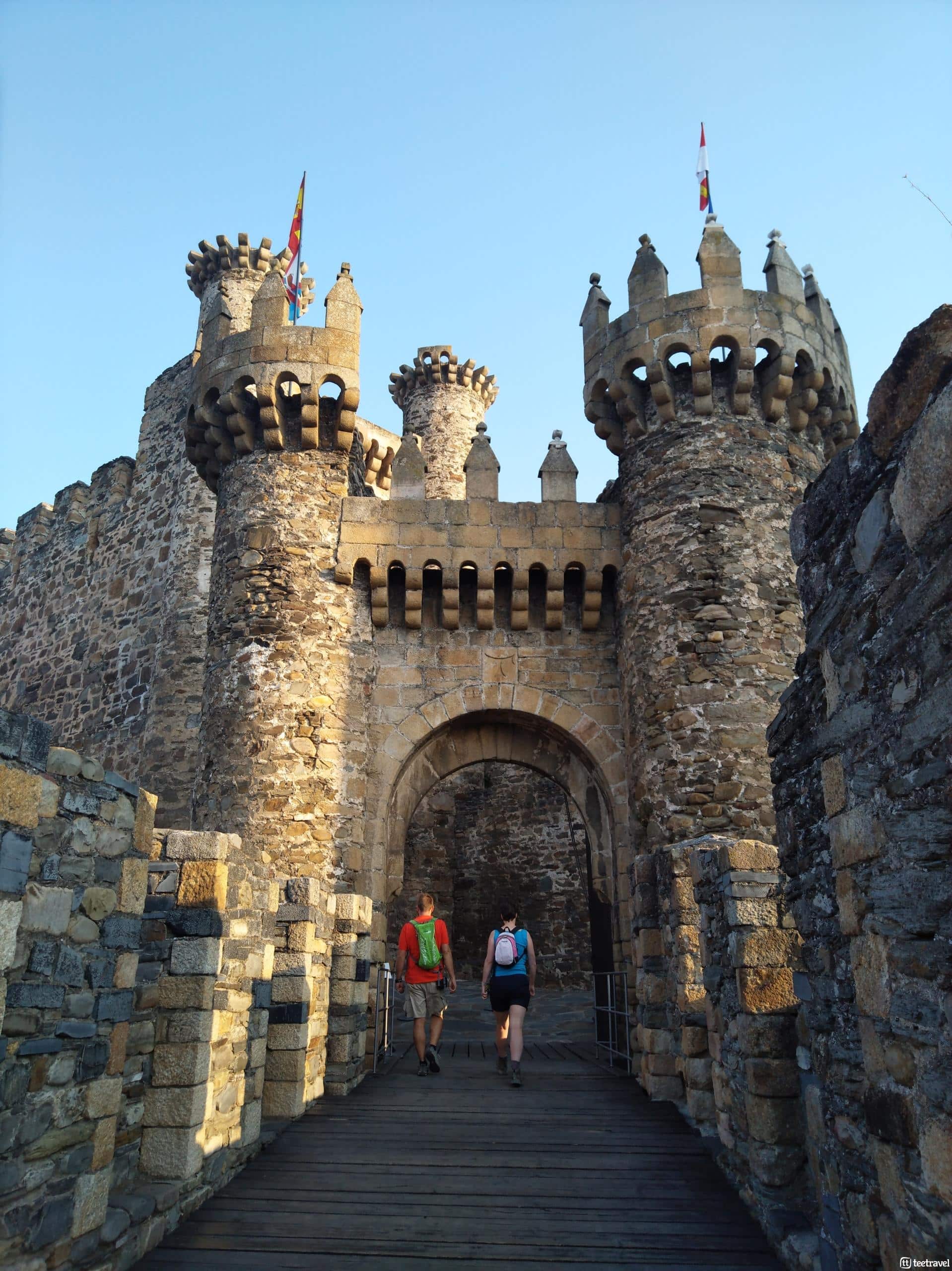 Camino de Invierno - Ponferrada - Entrada del Castillo de los Templarios