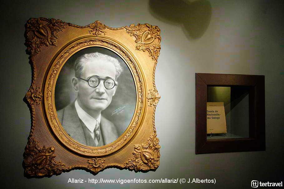 Foto de Vicente Risco en la Fundación Vicente Risco en Allariz - Ourense