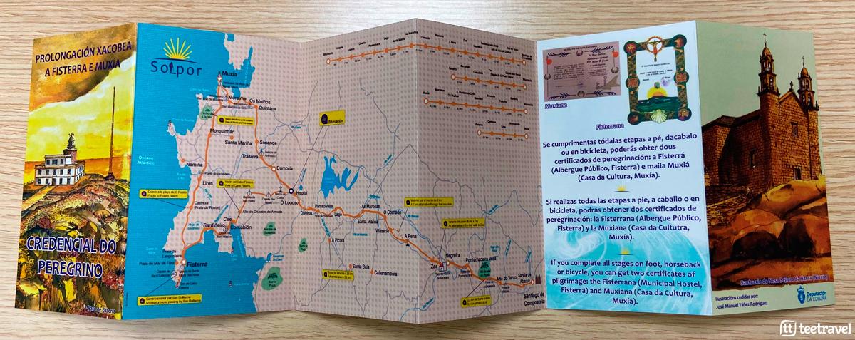 Credencial del Peregrino para la Muxiana - Camino de Fistera y Muxía