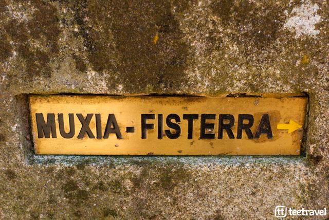 Señalización del Camino de Santiago - Santiago de Compostela-Muxía