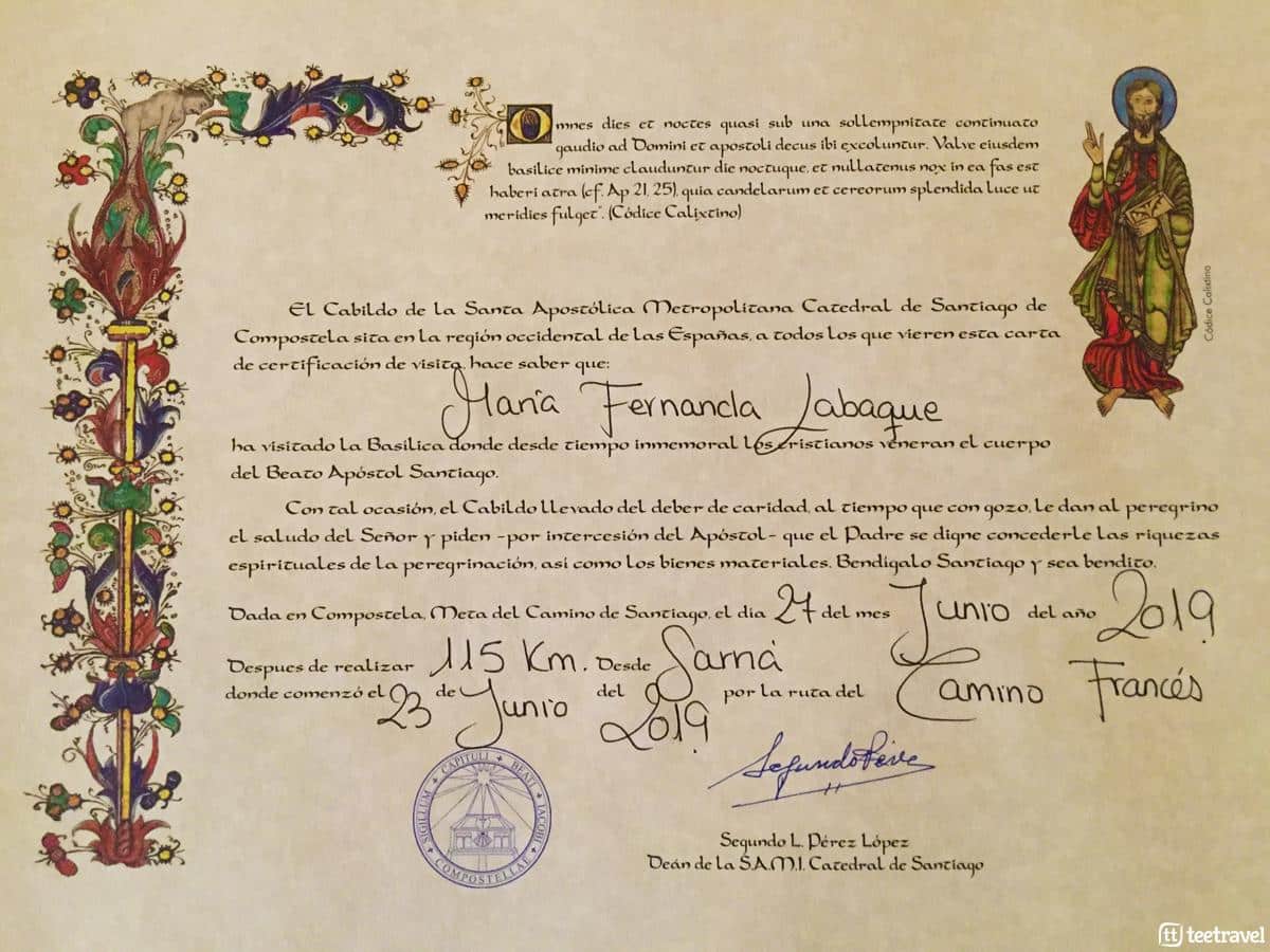 Certificado de Distancia