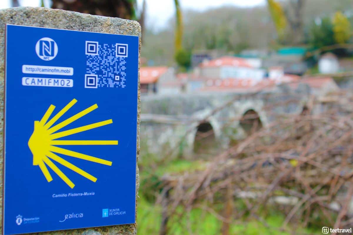 Señalización del Camino de Santiago - Santiago de Compostela-Muxía