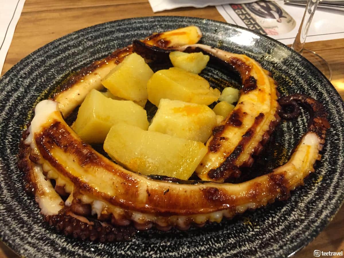 Pulpo a la Parrilla - Gastronomía de Galicia