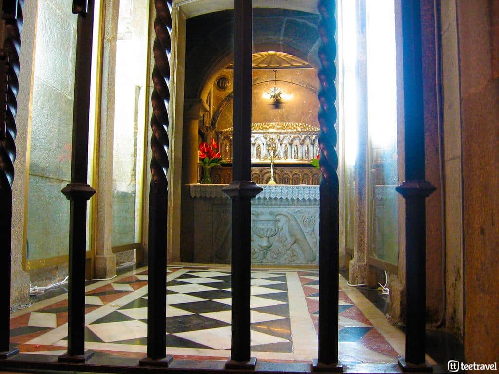 Catedral de Santiago de Compostela - Sarcófago del Apóstol Santiago