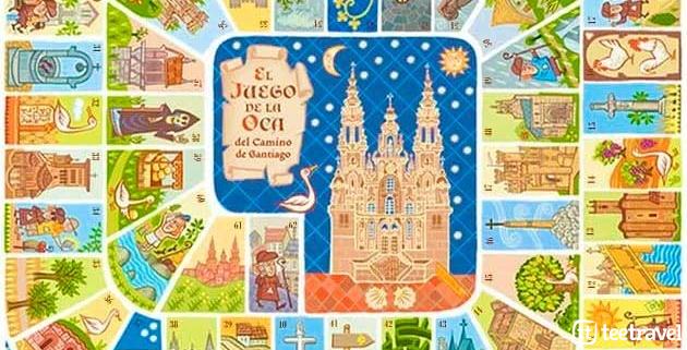El Juego de la Oca: una guía del Camino de Santiago de Compostela
