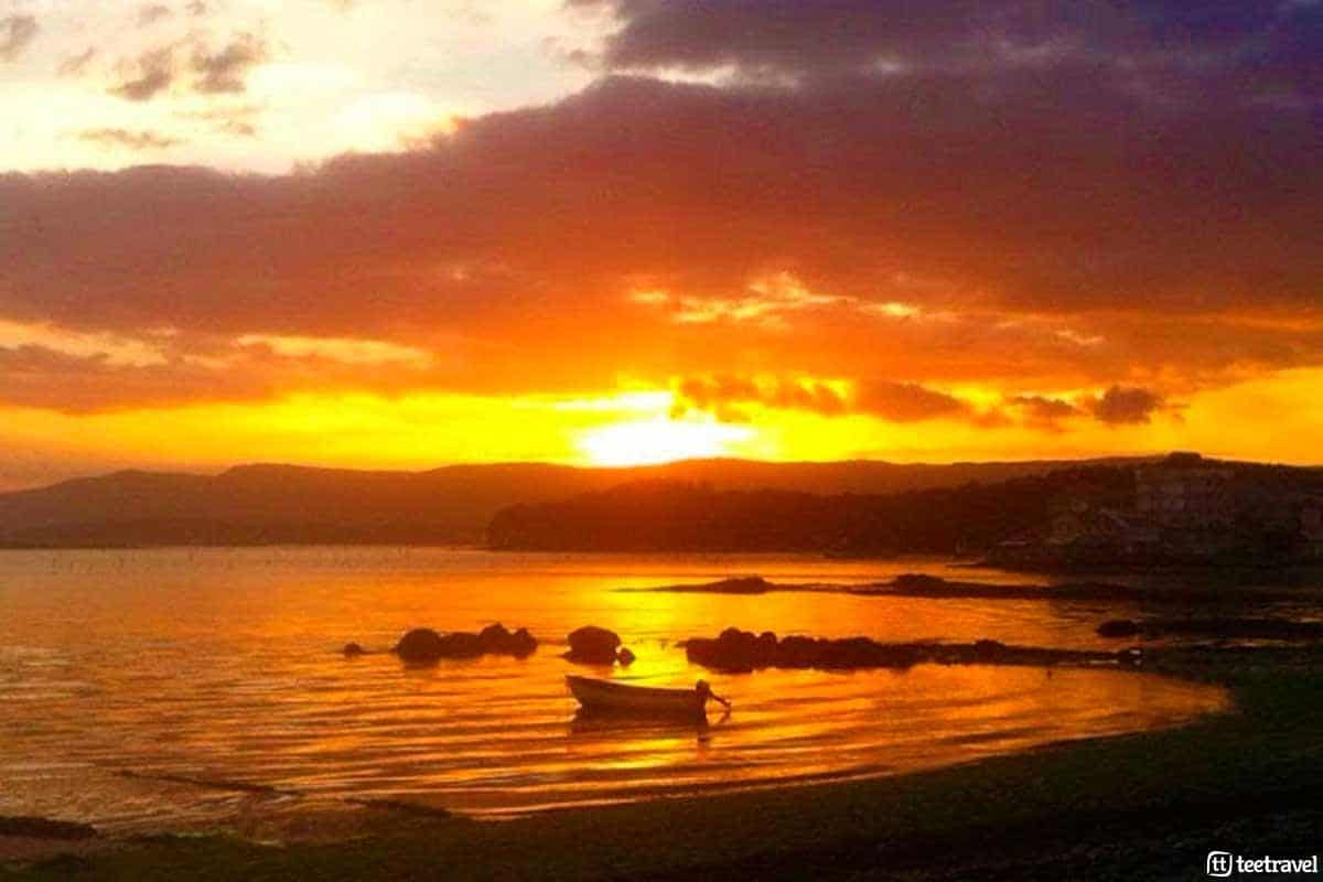 Puesta de Sol en Vilagarcía de Arousa - Rías Baixas