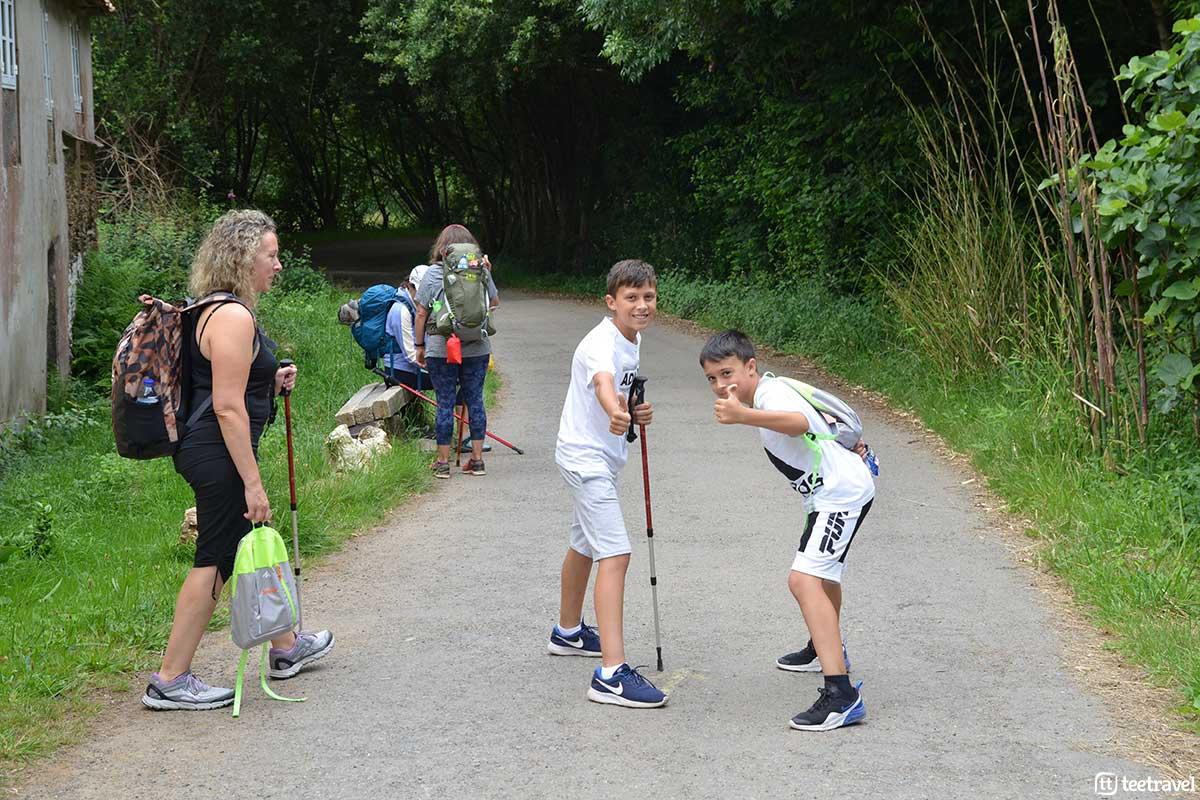 Camino de Santiago en Familia