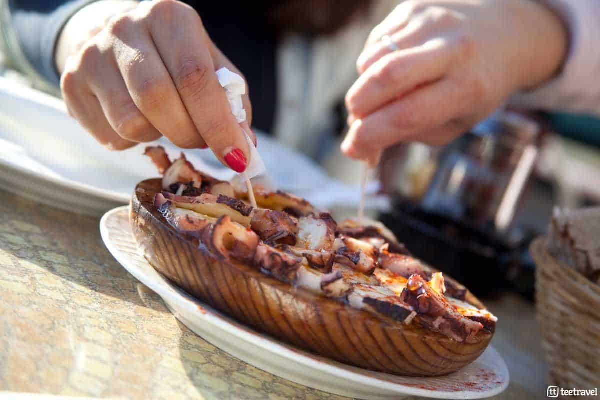 Pulpo Gallego de la Ría - Pulpo "á feira"
