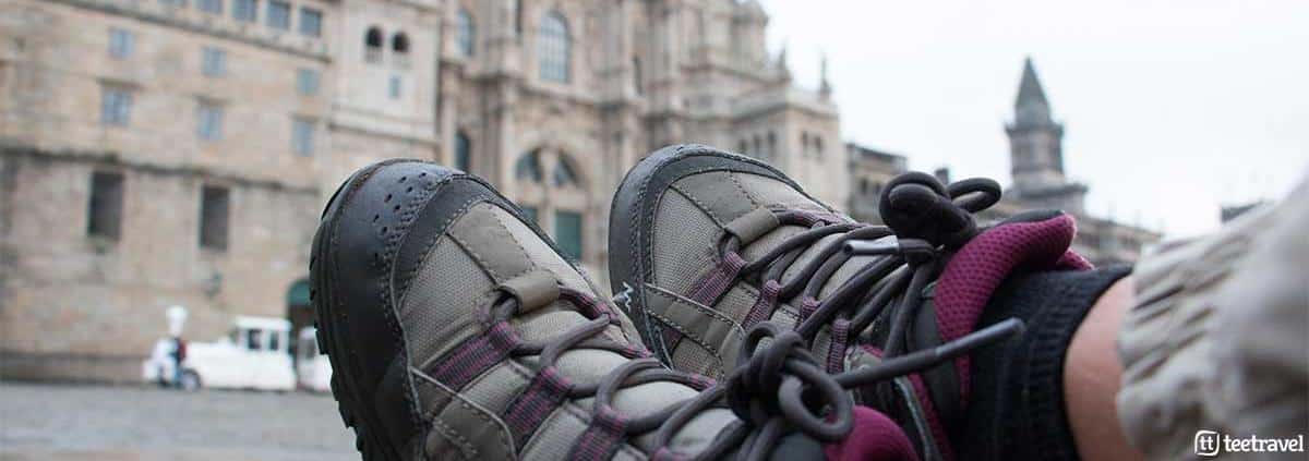 Plaza del Obradoiro - Catedral de Santiago - Qué calzado llevar al Camino de Santiago