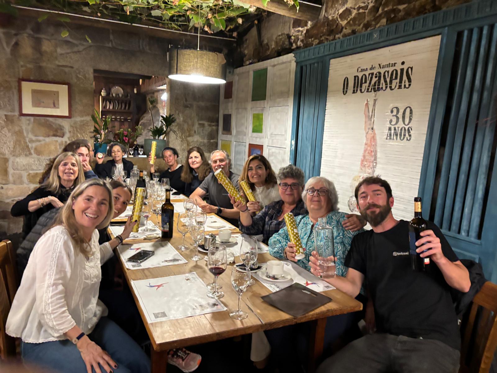 Cena dureante el Camino de Santiago