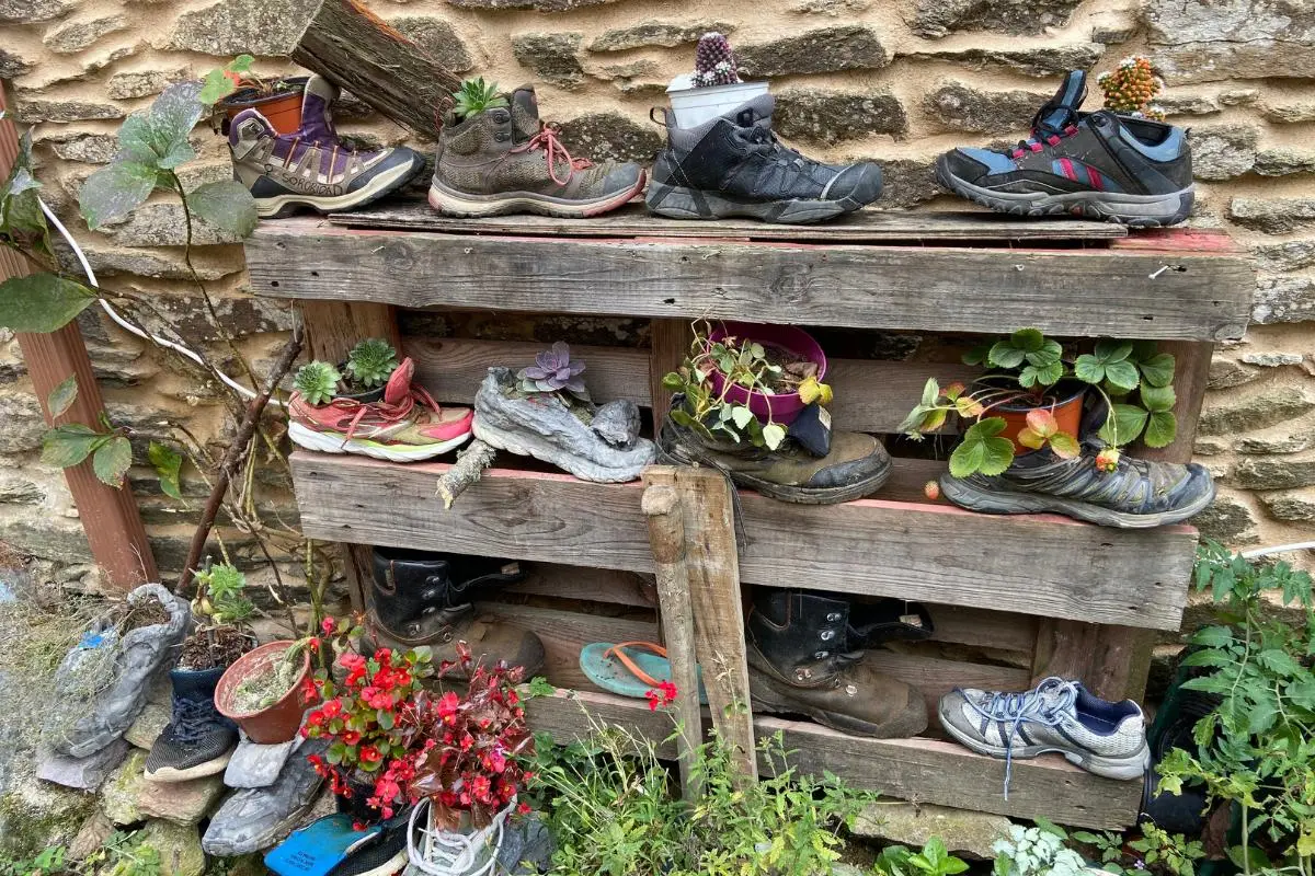 Botas en el Camino de Santiago