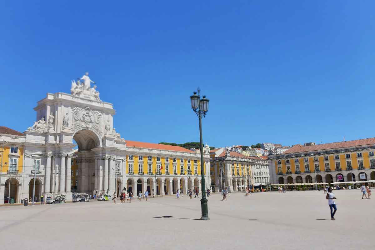 Praça do Comercio en Lisboa